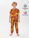 Детская пижама с брюками / ЦВЕТОЧНЫЙ ОРНАМЕНТ