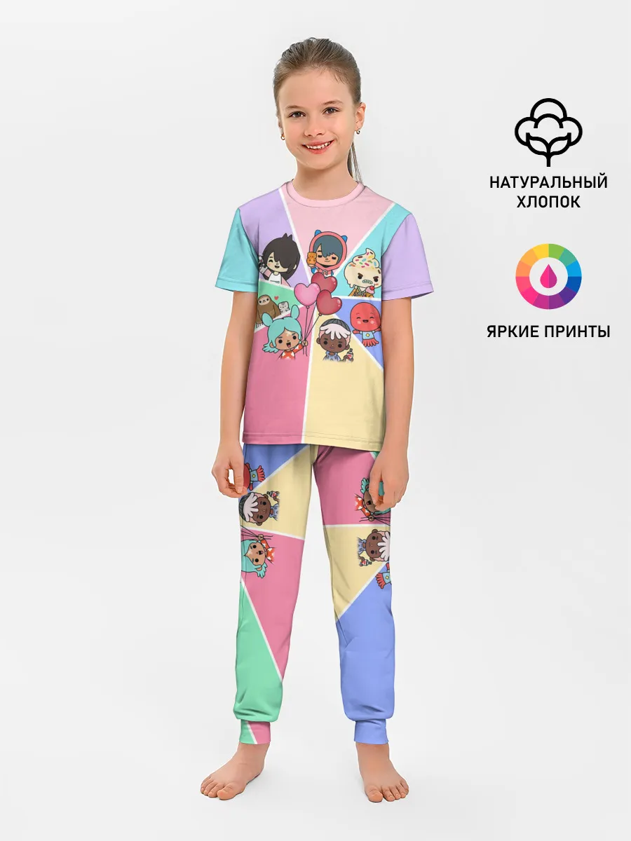 Детская пижама с брюками / TOCA BOCA WORLD HEROES / ТОКА БОКА