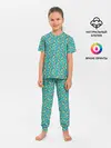 Детская пижама с брюками / Летняя текстура