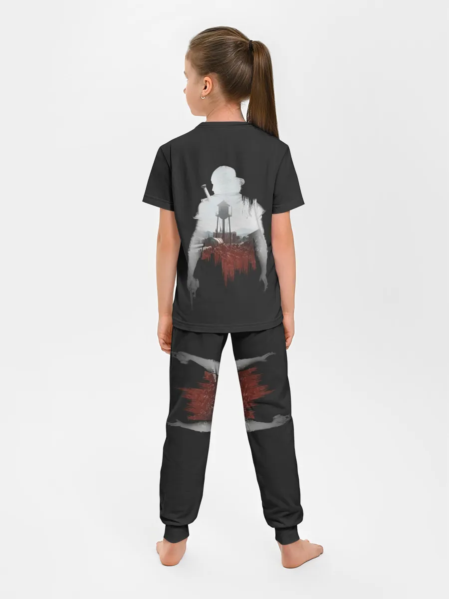 Детская пижама с брюками / Days gone силуэт Дикона