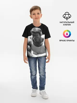 Детская базовая футболка / Злой Арнольд