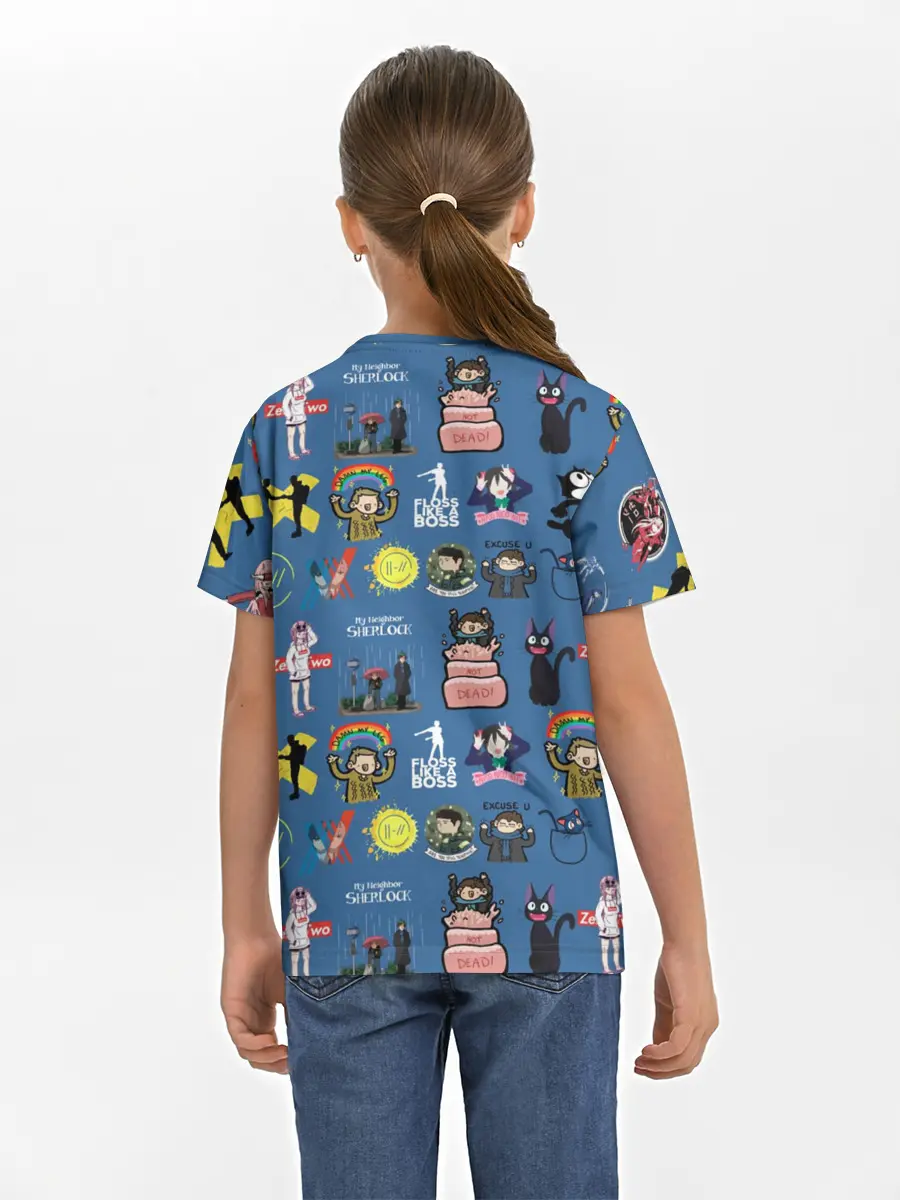 Детская базовая футболка / стикербомбинг new