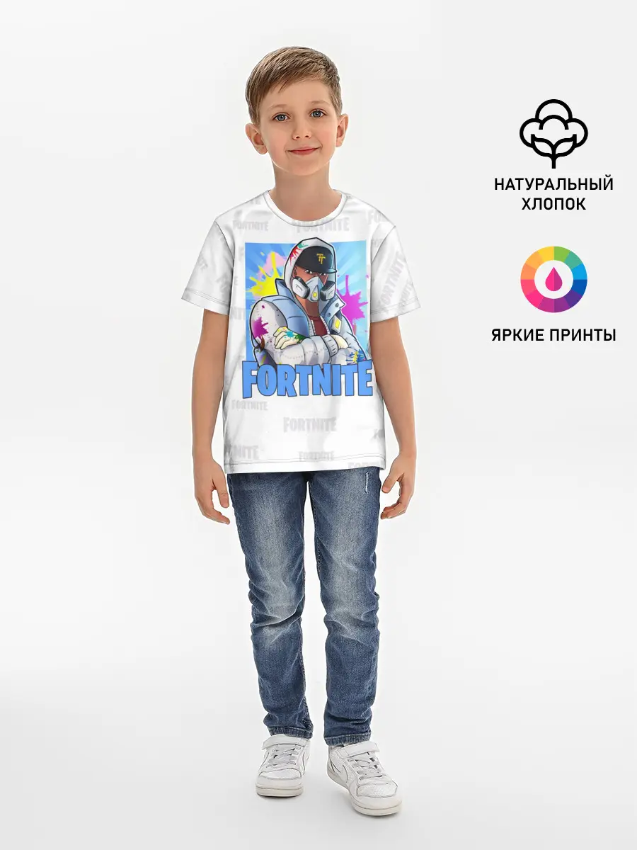 Детская базовая футболка / Fortnite Fan Art