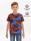 Детская базовая футболка / Неоновые Тропики
