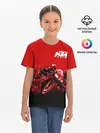 Детская базовая футболка / KTM MOTORCYCLES / КТМ МОТОЦИКЛ
