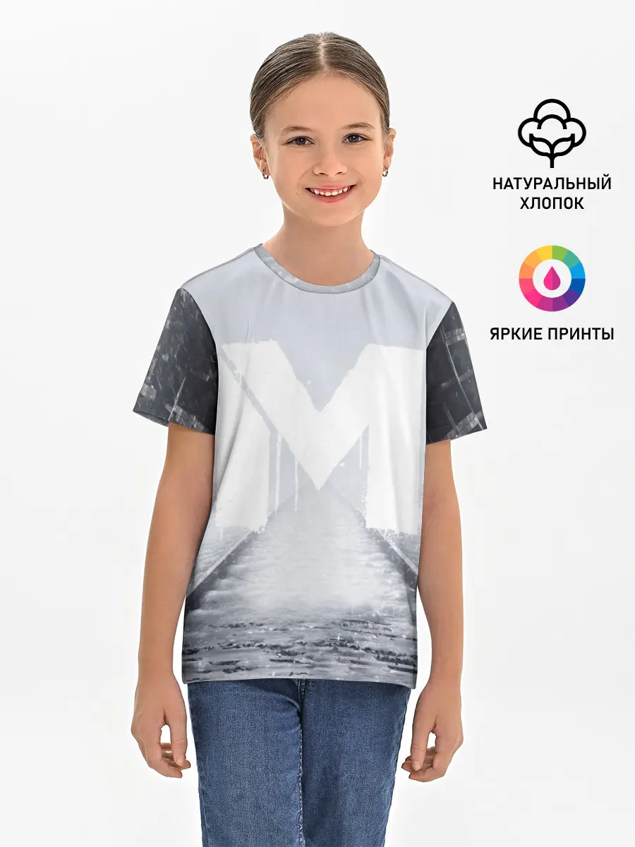 Детская базовая футболка / METRO