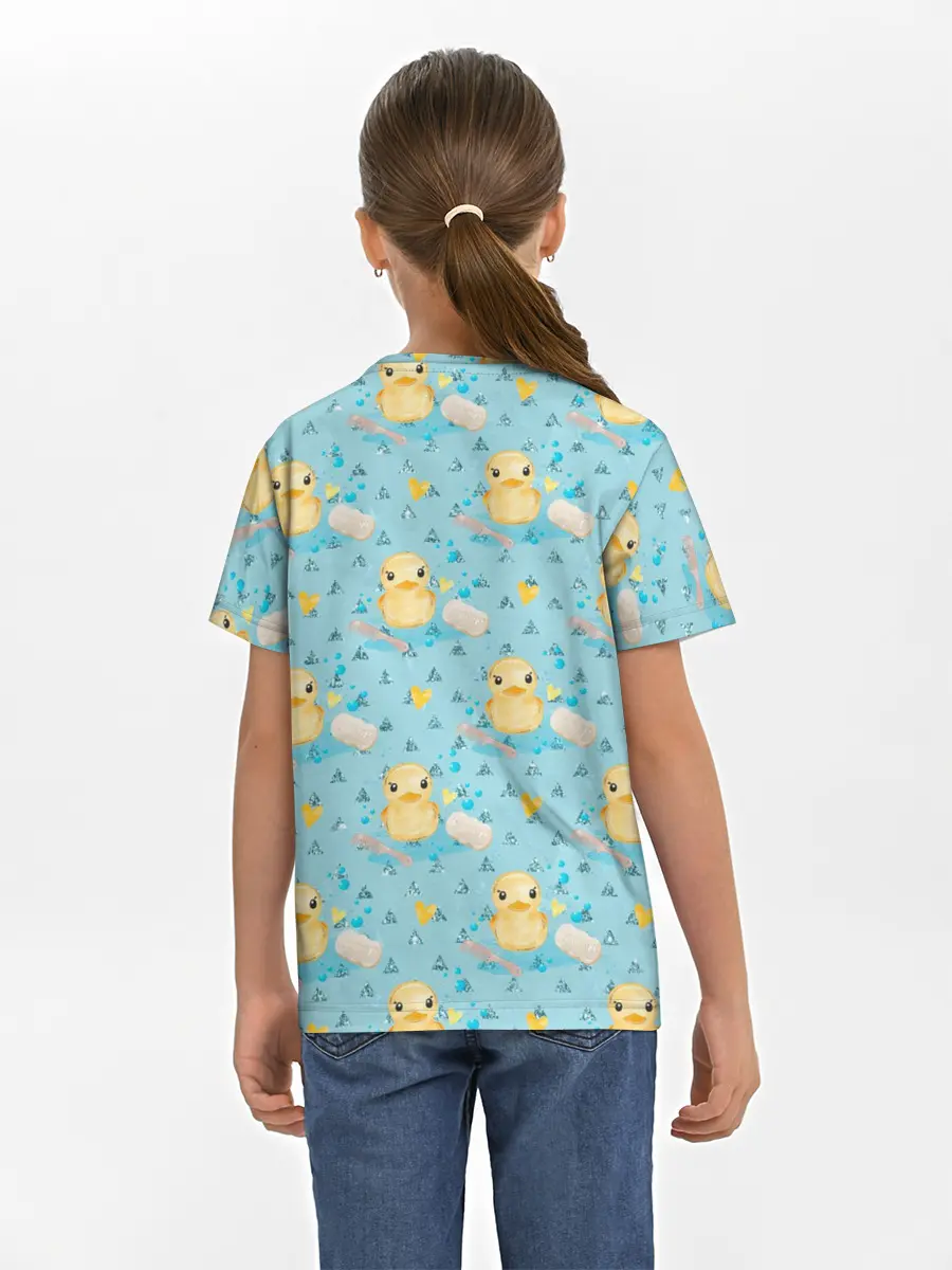 Детская базовая футболка / Чистюля: уточки