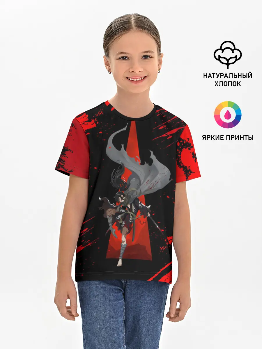 Детская базовая футболка / Хяккимару | Dororo | Дороро