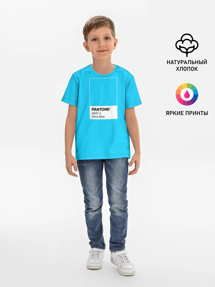 Детская базовая футболка / Love Death And Robots. Zima Blue