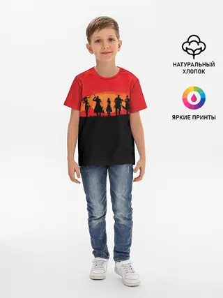 Детская базовая футболка / DMC x RDR