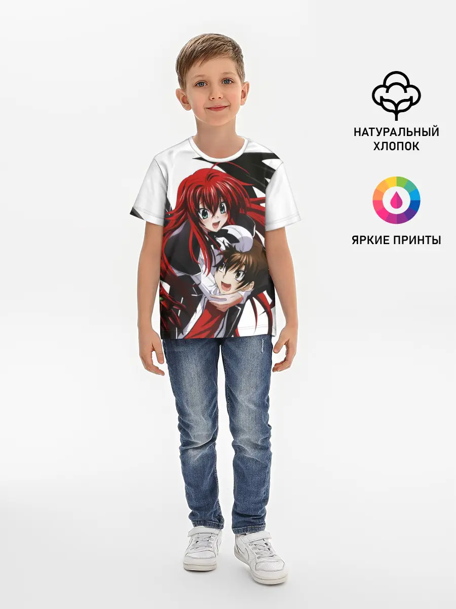 Детская базовая футболка / Иссей и Риас