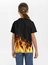 Детская базовая футболка / Огонь