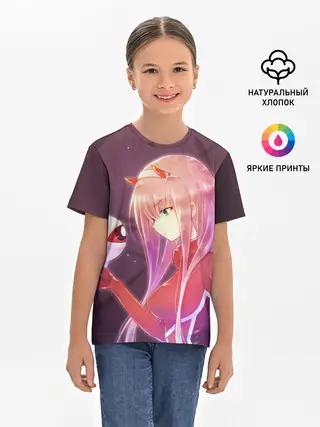 Детская базовая футболка / Ноль два глаз