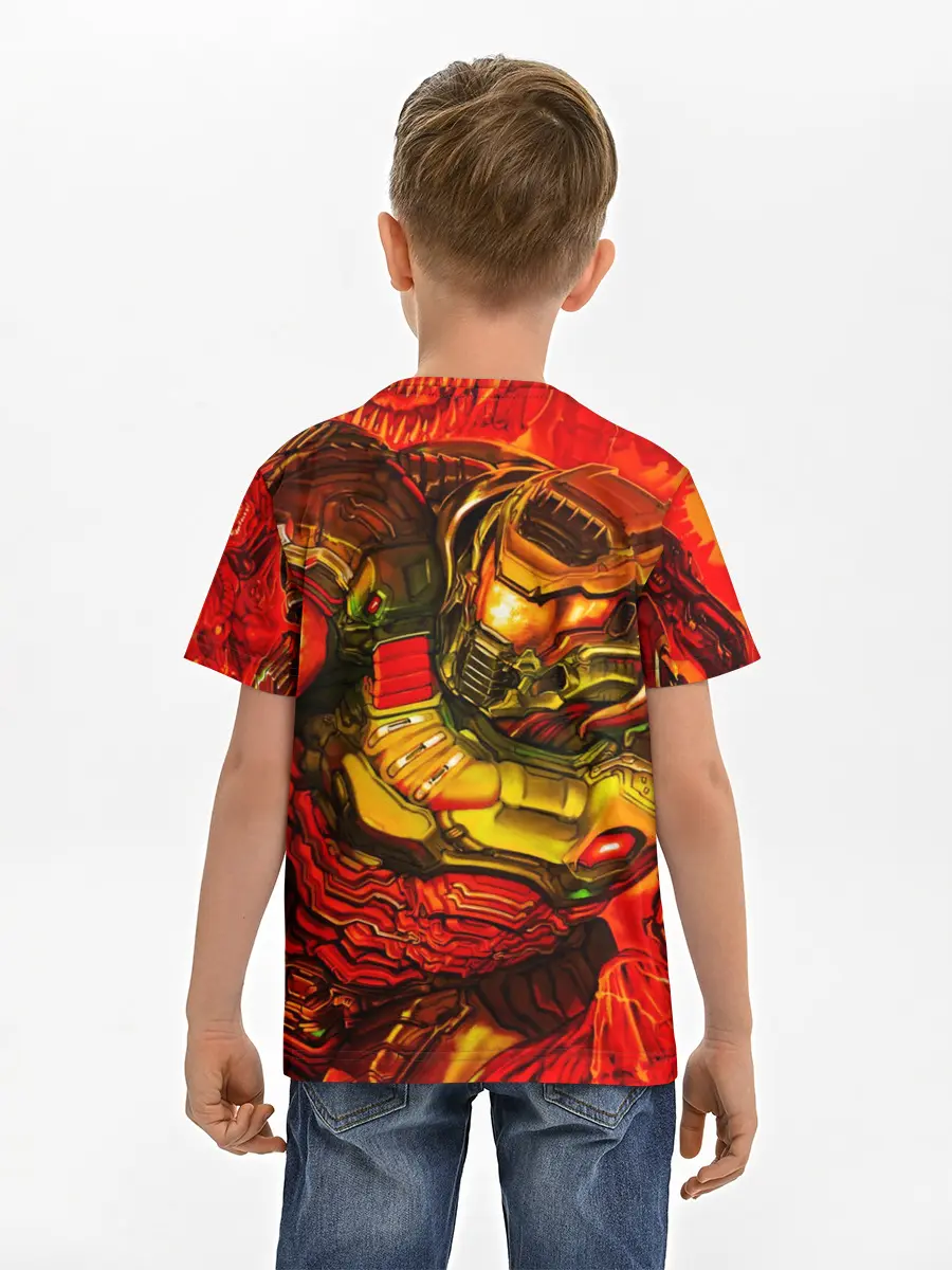 Детская базовая футболка / DOOM Eternal