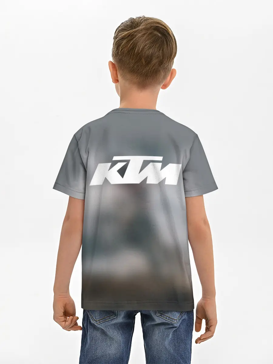 Детская базовая футболка / МОТОКРОСС КТМ | MOTOCROSS KTM