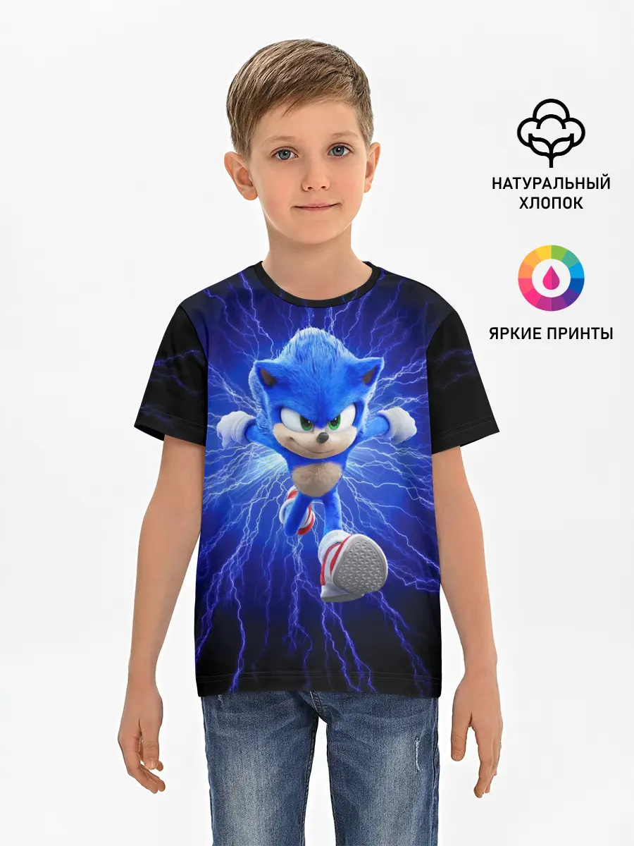 Детская базовая футболка / SONIC