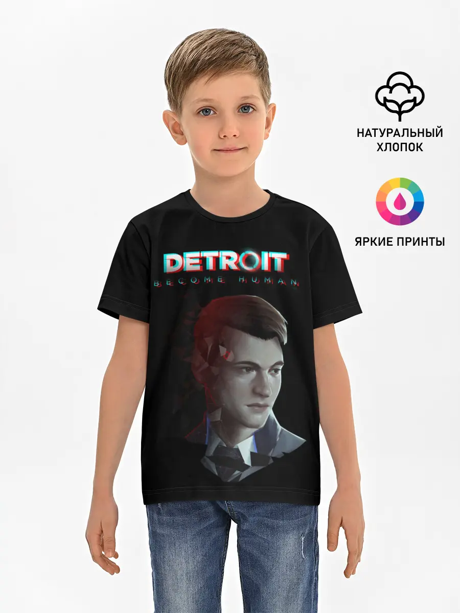 Детская базовая футболка / Detroit: Become Human.