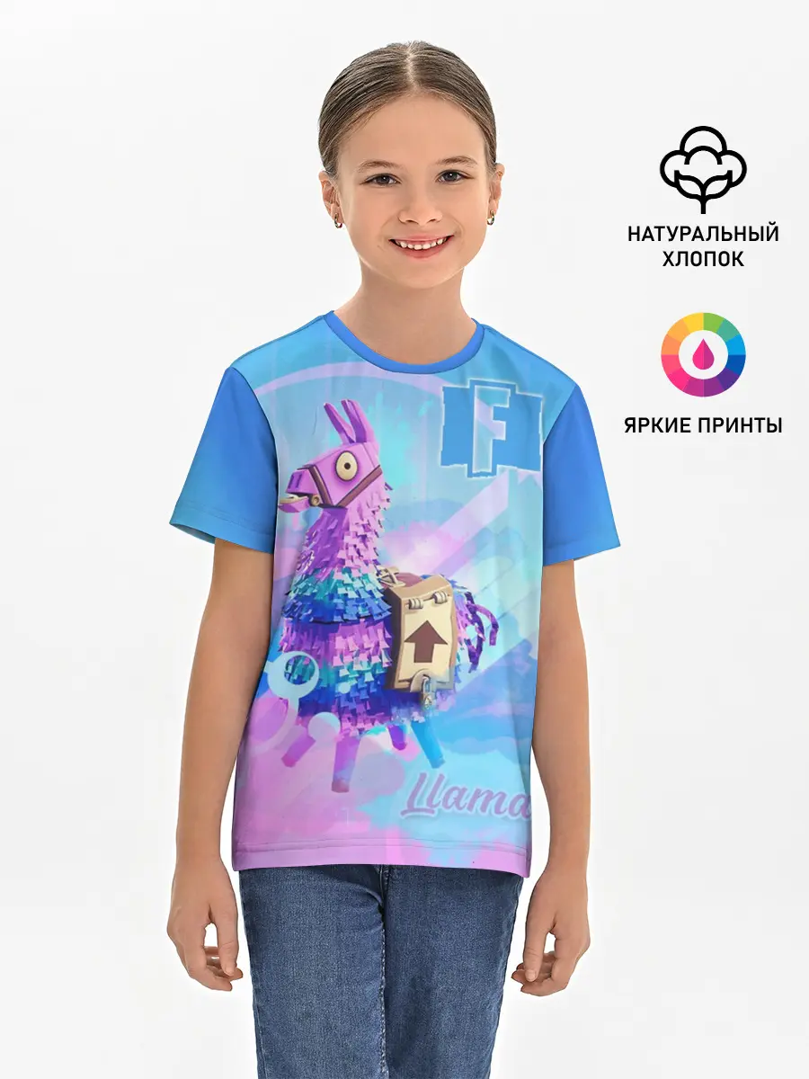 Детская базовая футболка / Fortnite