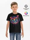 Детская базовая футболка / Чеширский Кот