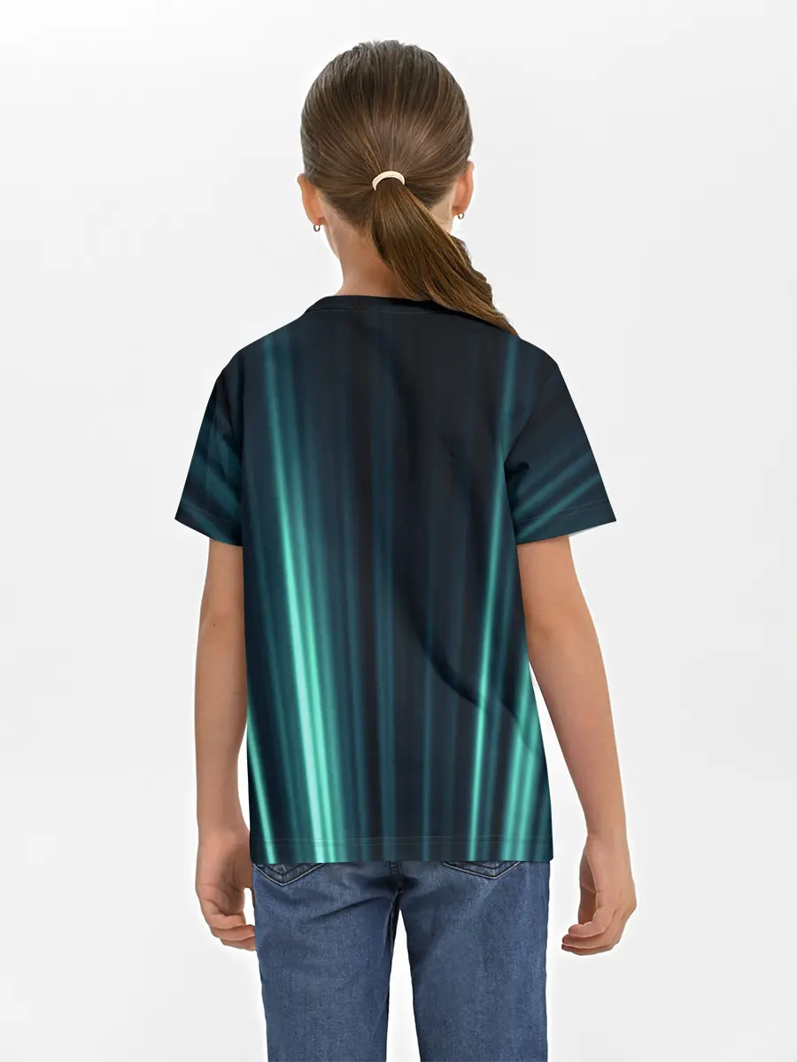 Детская базовая футболка / текстура