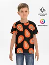 Детская базовая футболка / Папайя