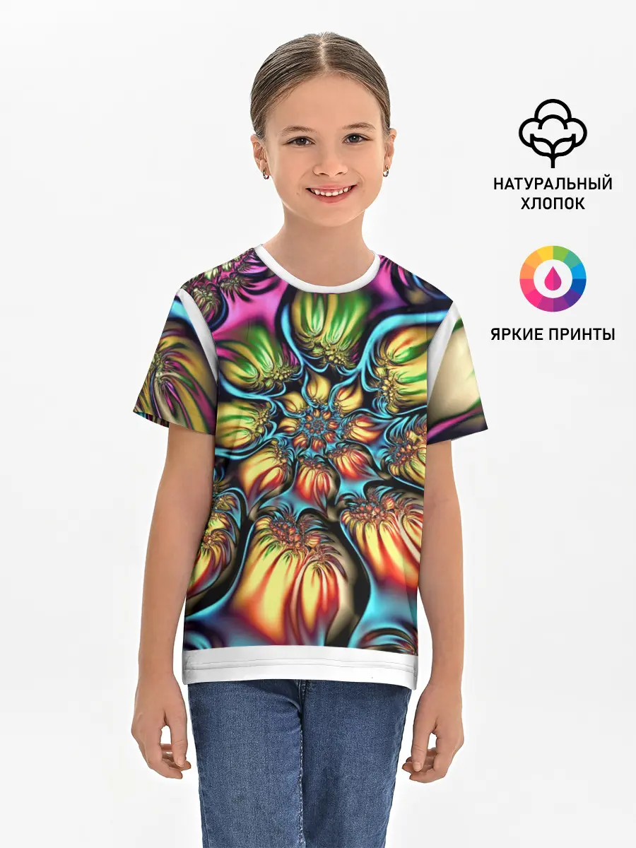 Детская базовая футболка / Абстракция