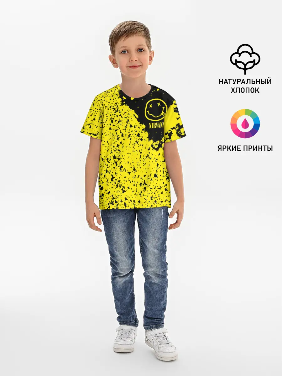 Детская базовая футболка / NIRVANA / НИРВАНА