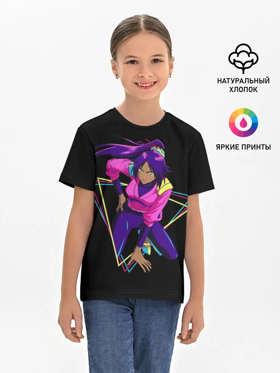 Детская базовая футболка / BLEACH - Йоруичи Шихоин