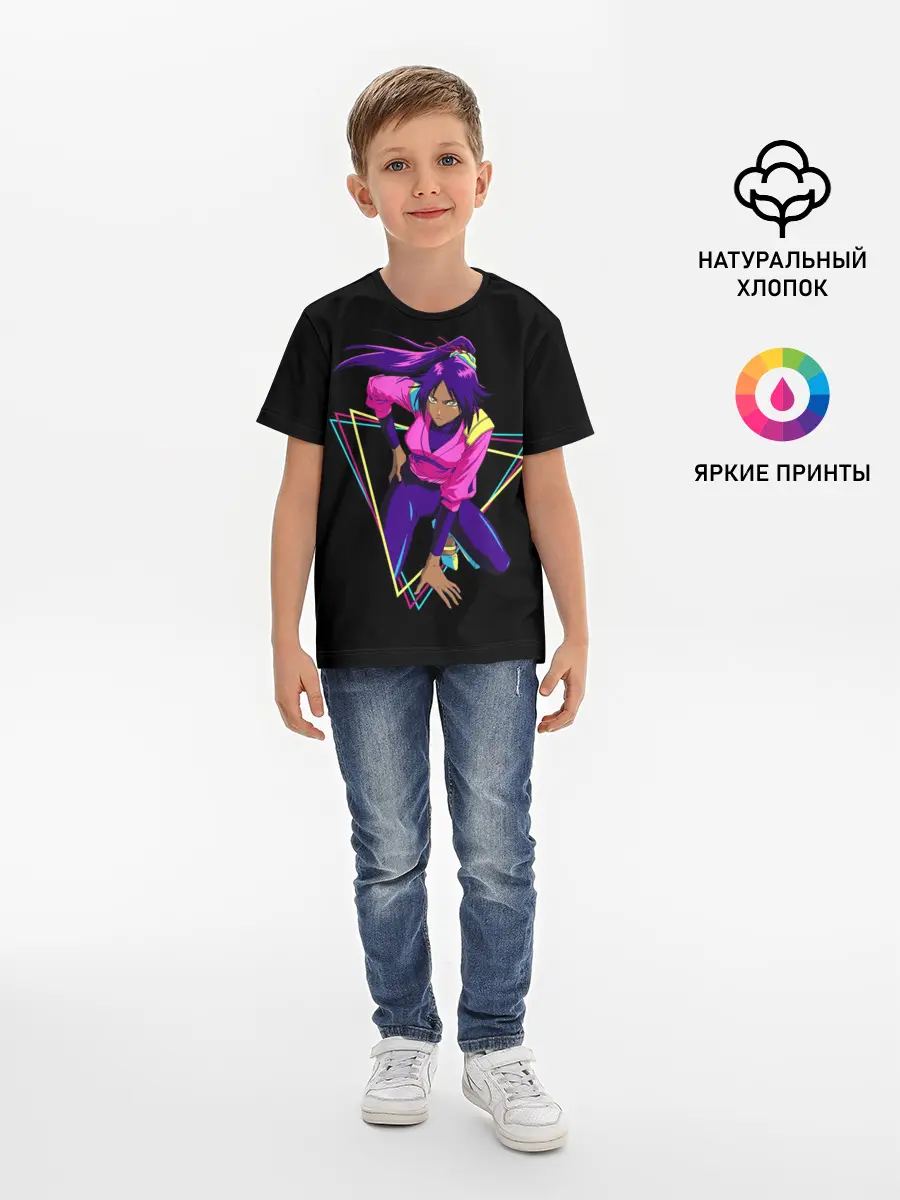 Детская базовая футболка / BLEACH - Йоруичи Шихоин