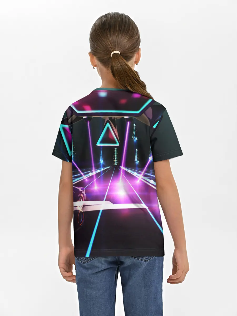 Детская базовая футболка / КИБЕРГОРОД