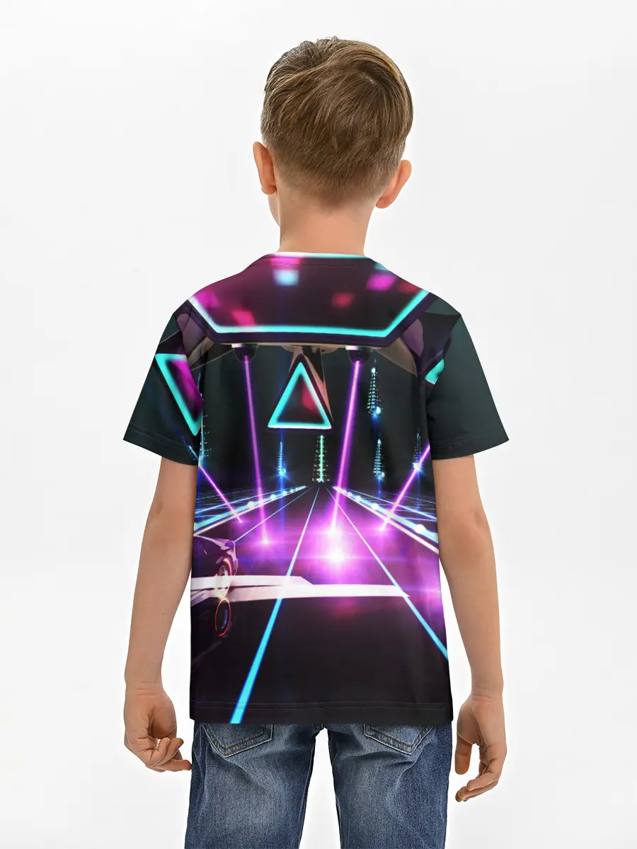 Детская базовая футболка / КИБЕРГОРОД