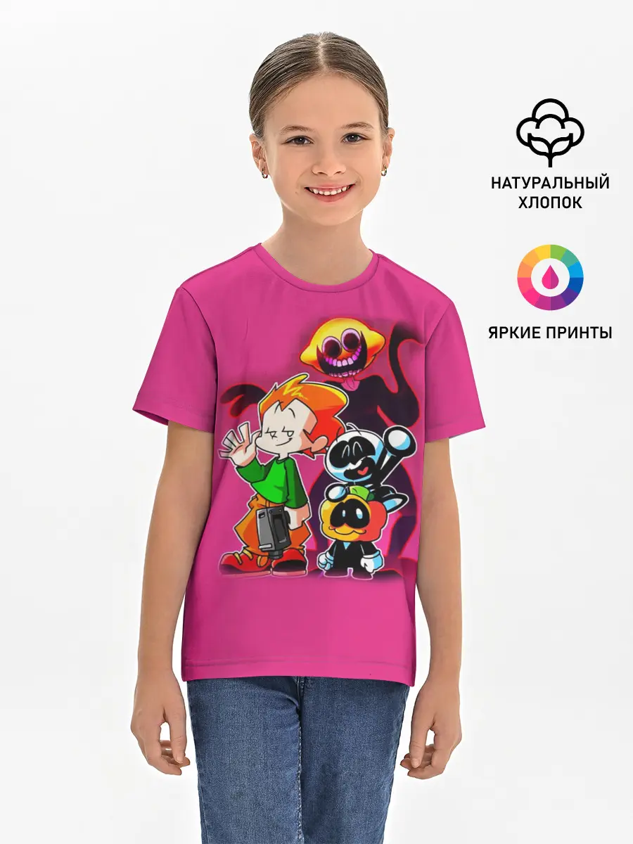 Детская базовая футболка / Friday Night Funkin персы