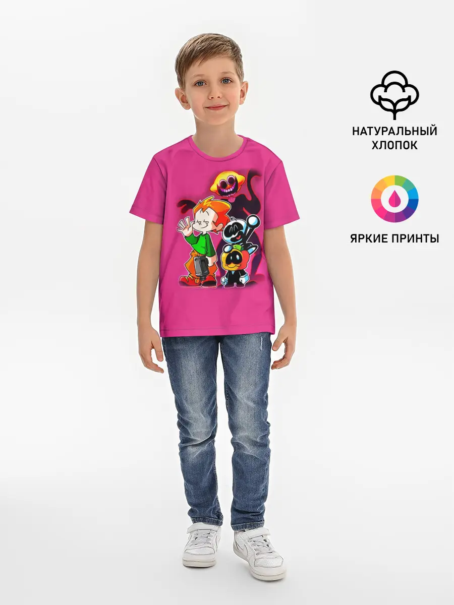 Детская базовая футболка / Friday Night Funkin персы