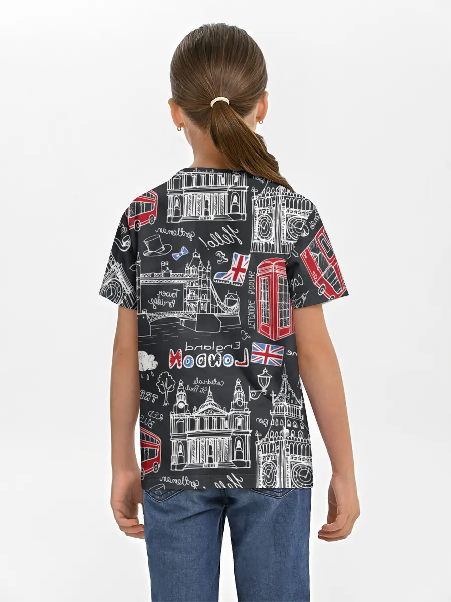 Детская базовая футболка / Лондон