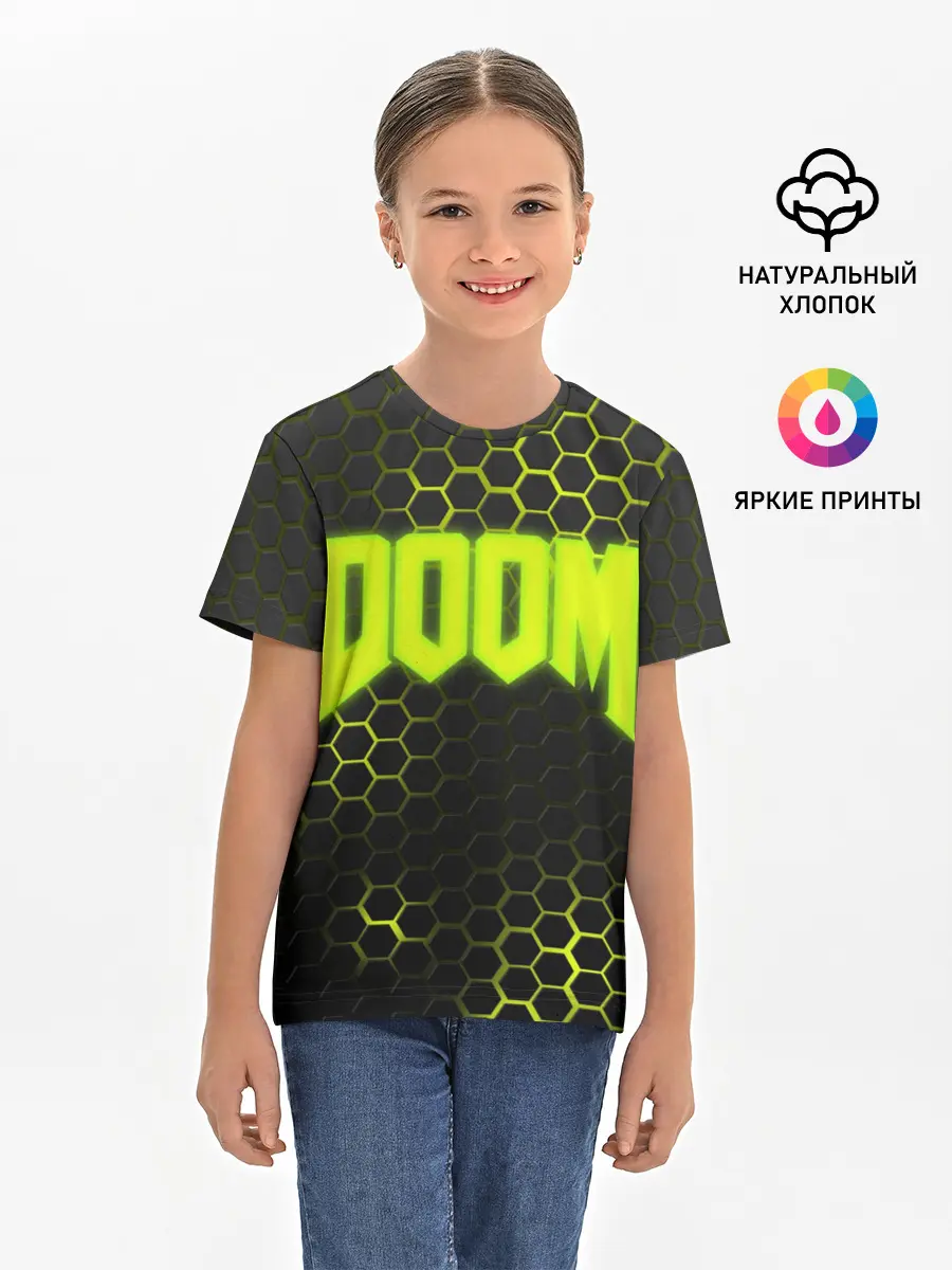 Детская базовая футболка / DOOM