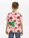 Детская базовая футболка / Клубника в шоколаде