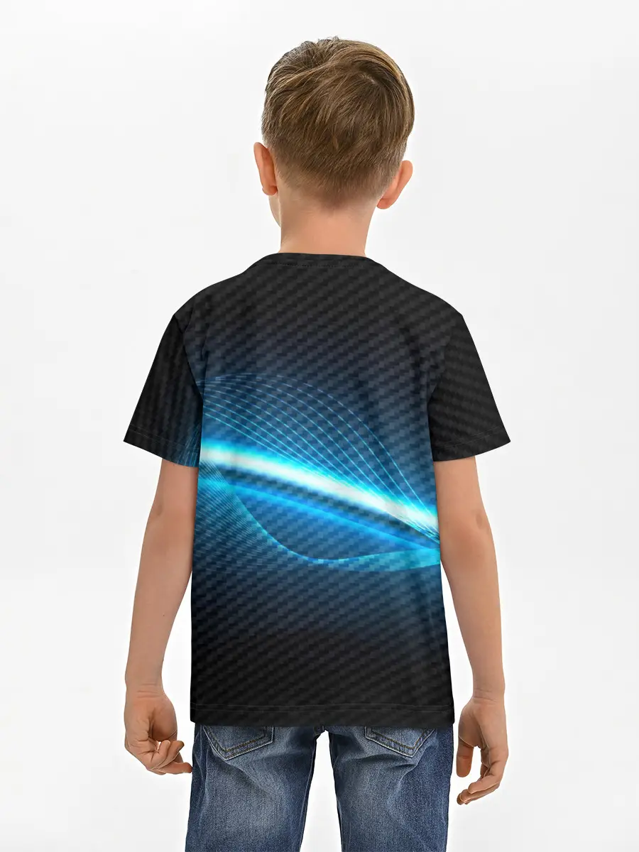 Детская базовая футболка / HYUNDAI machine motor XXI