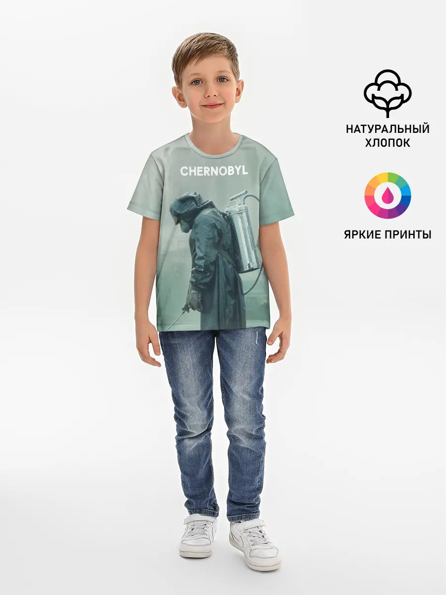 Детская базовая футболка / Чернобыль