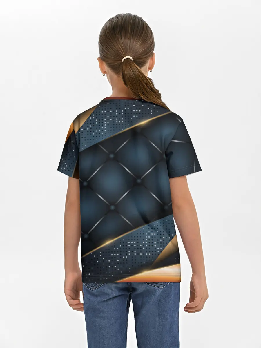 Детская базовая футболка / 3D VIP GOLD CORNERS