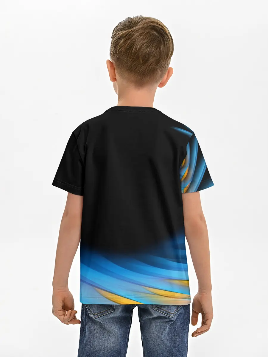 Детская базовая футболка / Россия спорт