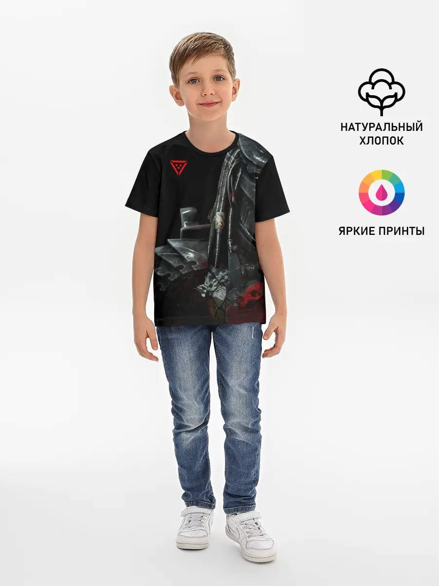 Детская базовая футболка / PREDATOR: HUNTING GROUNDS.