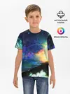 Детская базовая футболка / Космические краски