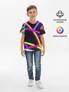 Детская базовая футболка / Светящиеся полосы