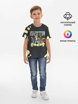 Детская базовая футболка / LED ZEPPELIN | ЛЕД ЗЕППЕЛИН