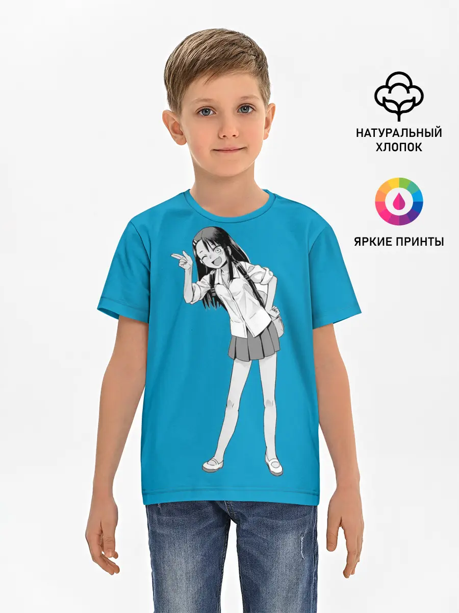 Детская базовая футболка / Nagatoro Posing
