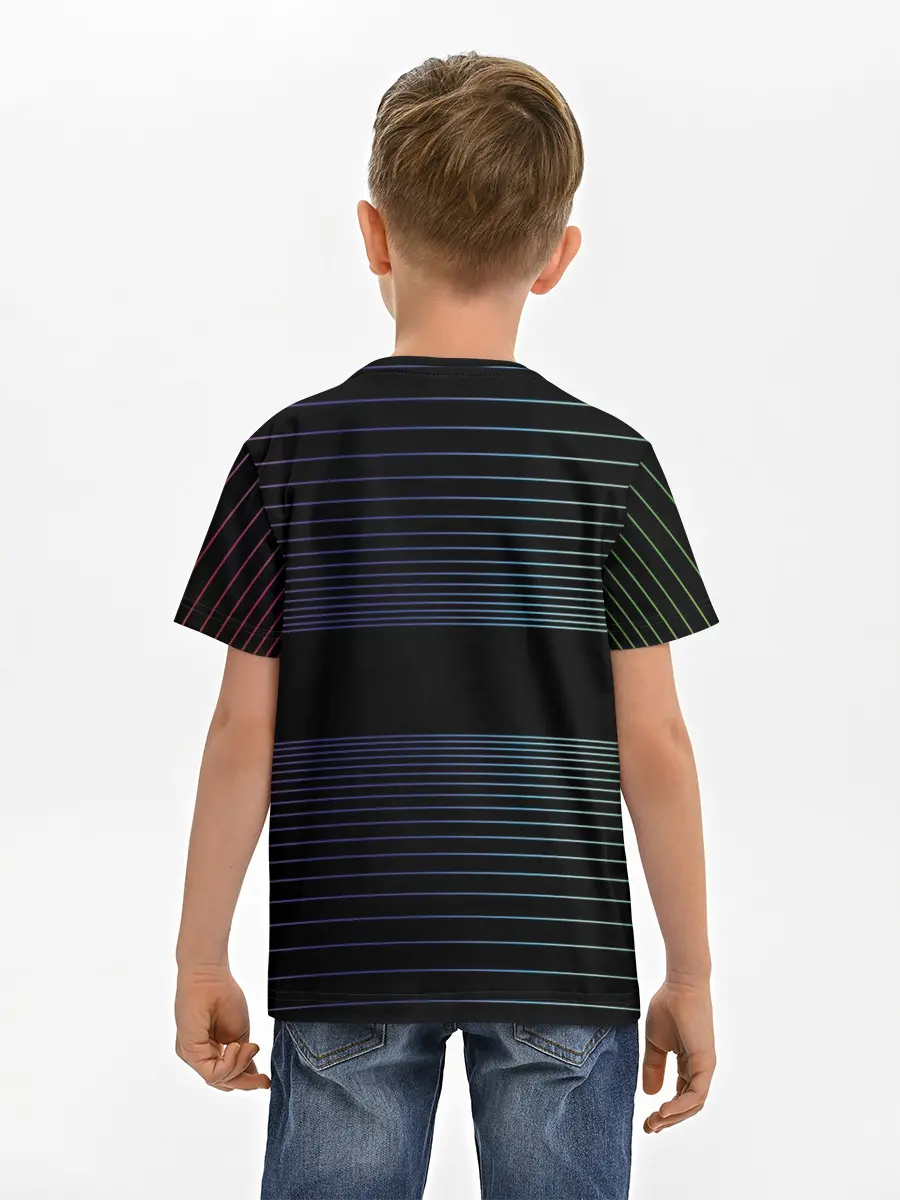 Детская базовая футболка / Полоски