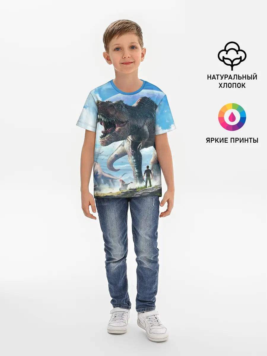 Детская базовая футболка / Ark Survival Evolved