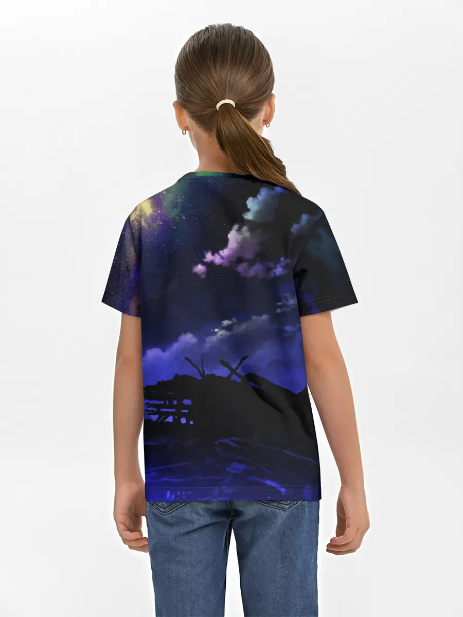 Детская базовая футболка / Ночной закат