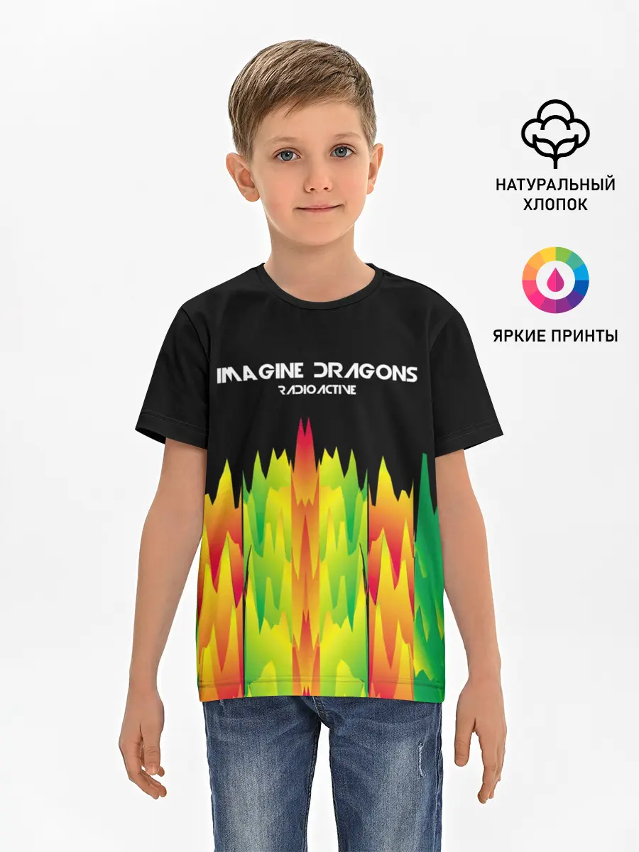 Детская базовая футболка / IMAGINE DRAGONS