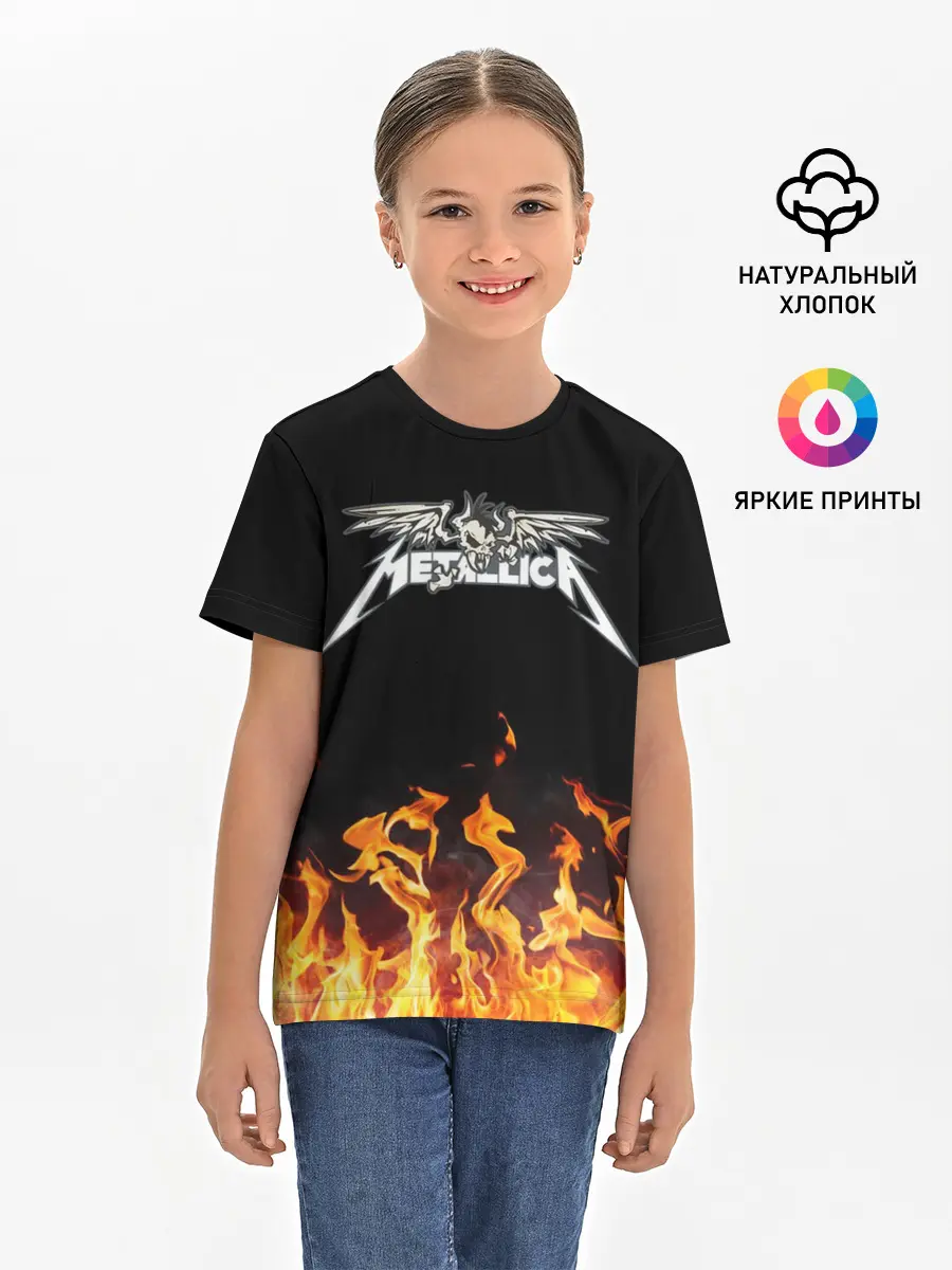Детская базовая футболка / Metallica